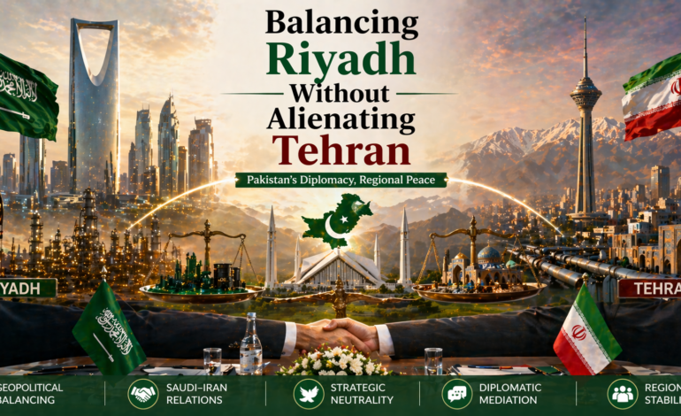 Balancing Riyadh Without Alienating Tehran