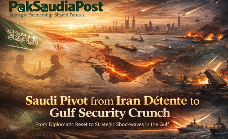 Saudi Pivot from Iran Détente to Gulf Security Crunch