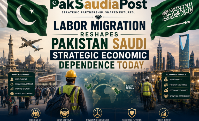 Labor Migration Reshapes Pakistan Saudi Strategic Economic Dependence Today