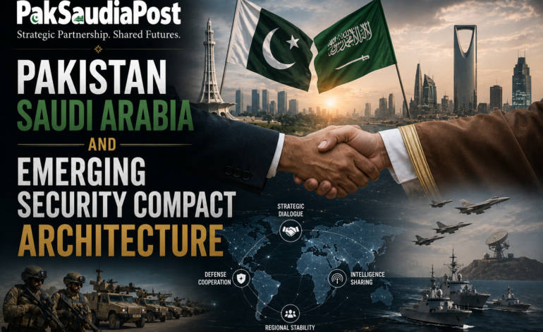 Pakistan Saudi Arabia and Emerging Security Compact Architecture