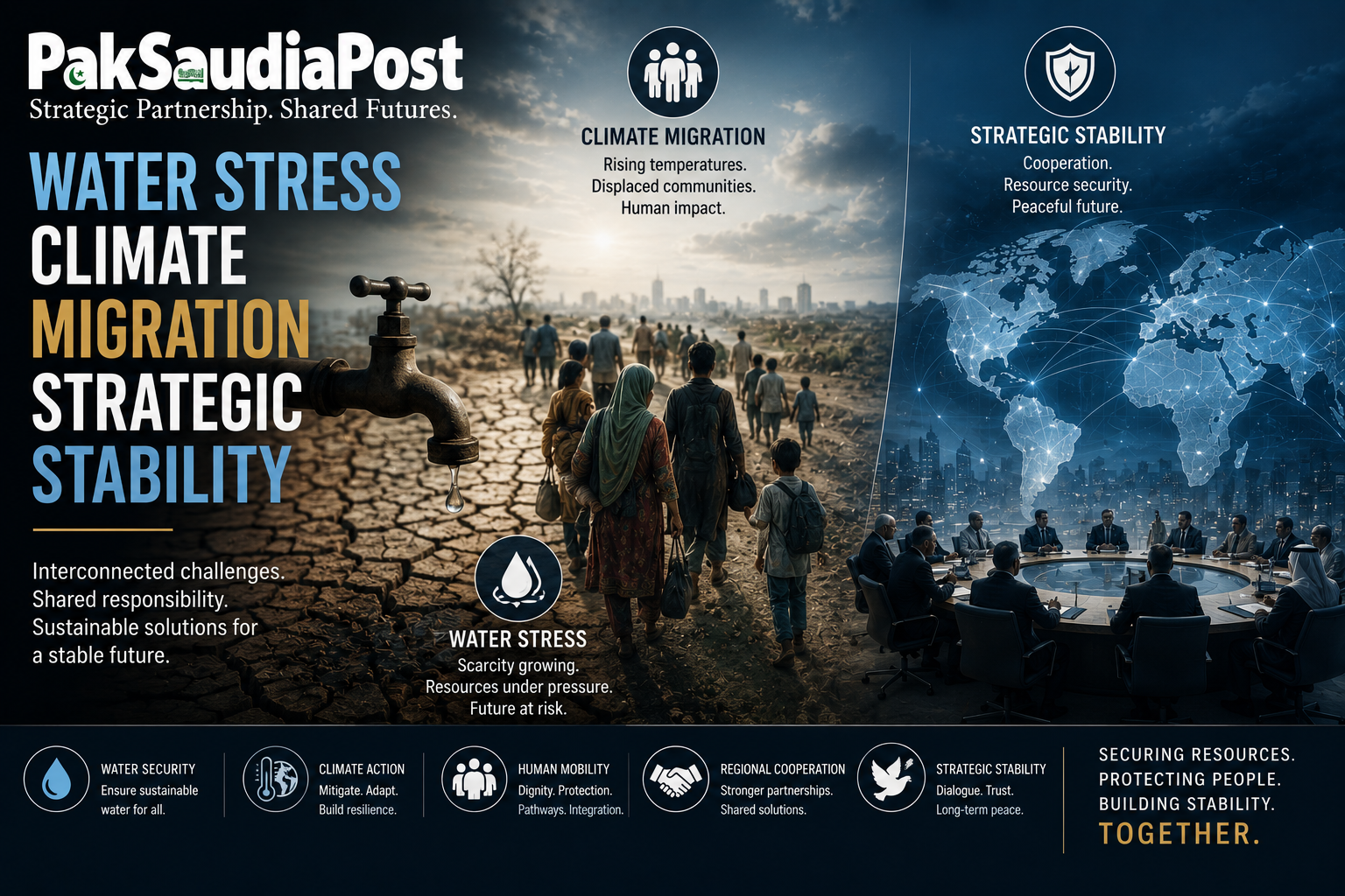 Water Stress Climate Migration Strategic Stability