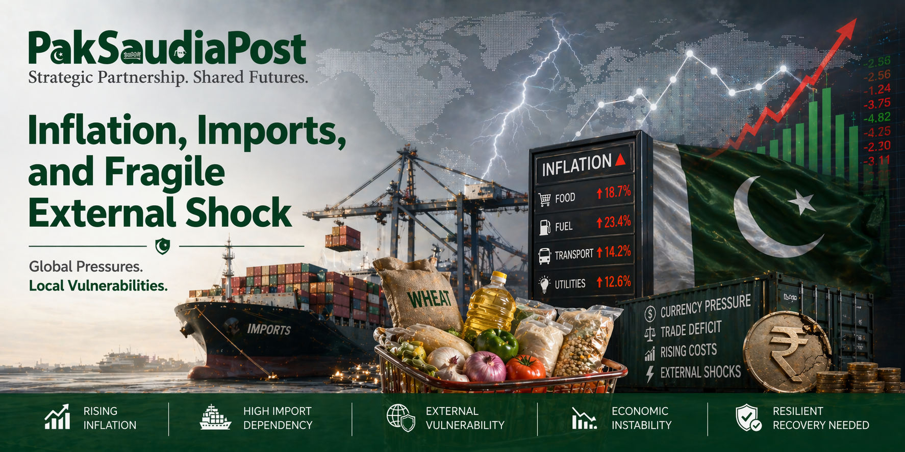 Inflation, Imports, and Fragile External Shock